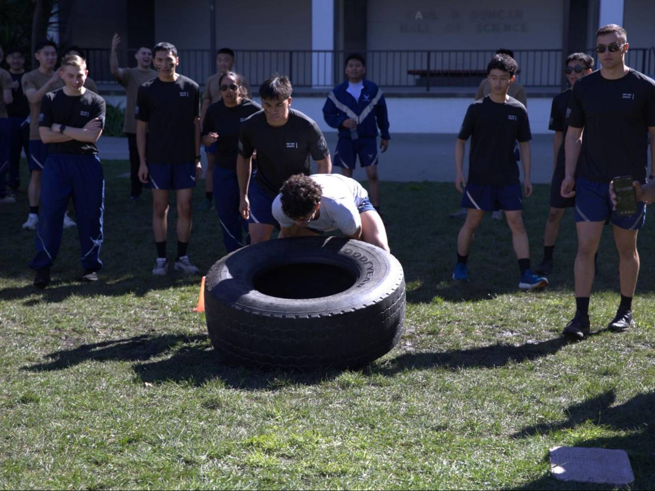 Cadets competing in the annual Warrior Challenge