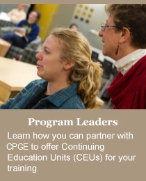 Program Leaders: Learn how to implement your professional Development and Continuing Education programs