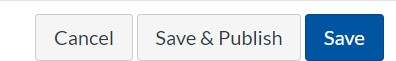 Save Buttons