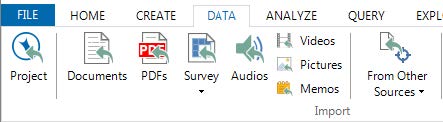 How to import documents in NVivo for Windows