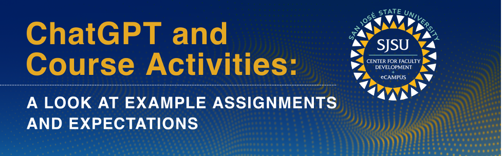 Banner for Chat GPT and Course Activities