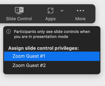 Assigning participants in Zoom