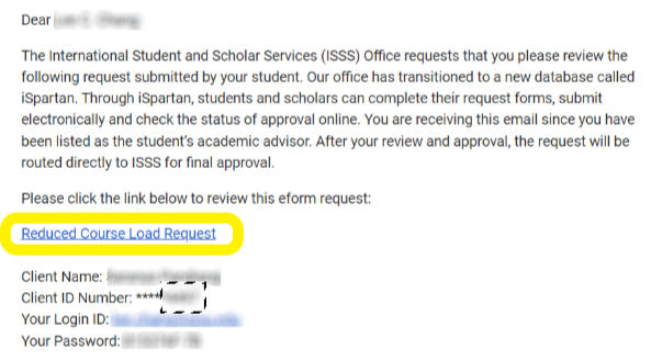 iSpartan eform approval