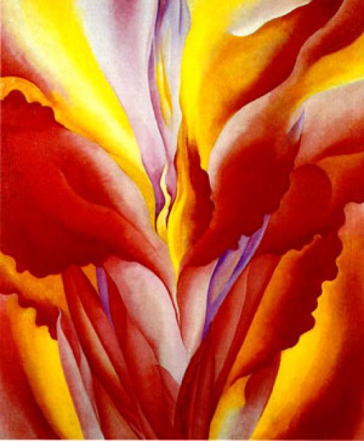 Georgia O'Keeffe, "Red Canna," 1923