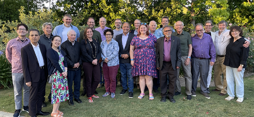 Group photo of physics faculty members.