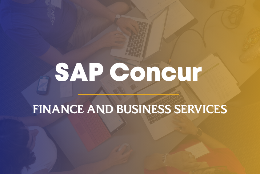 SAP Concur Toolkit from Administration and Finance