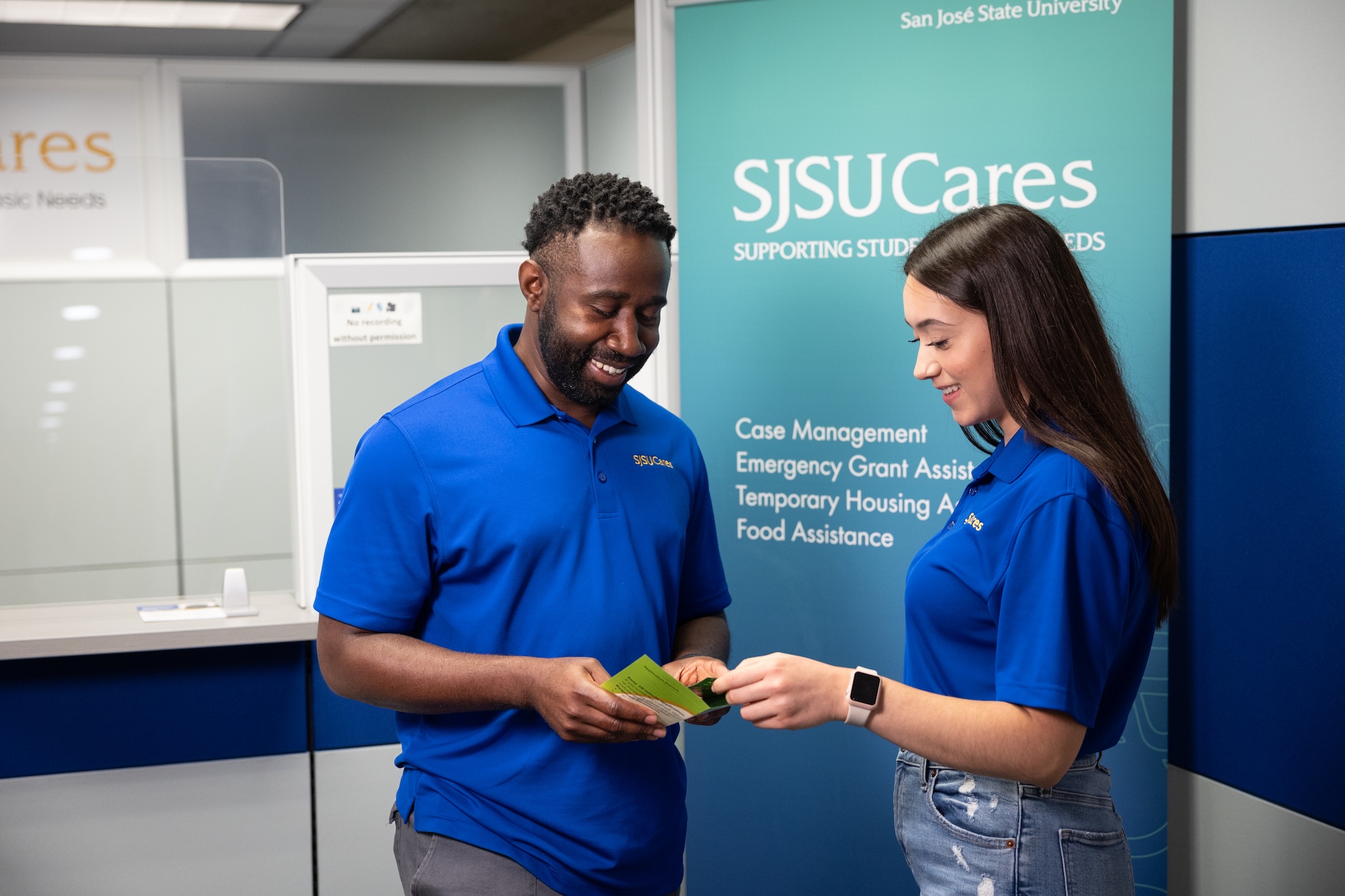 SJSU cares supports students with basic needs. 