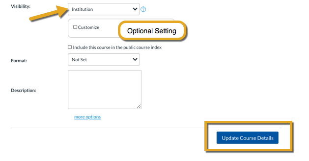 Canvas Course Visibility