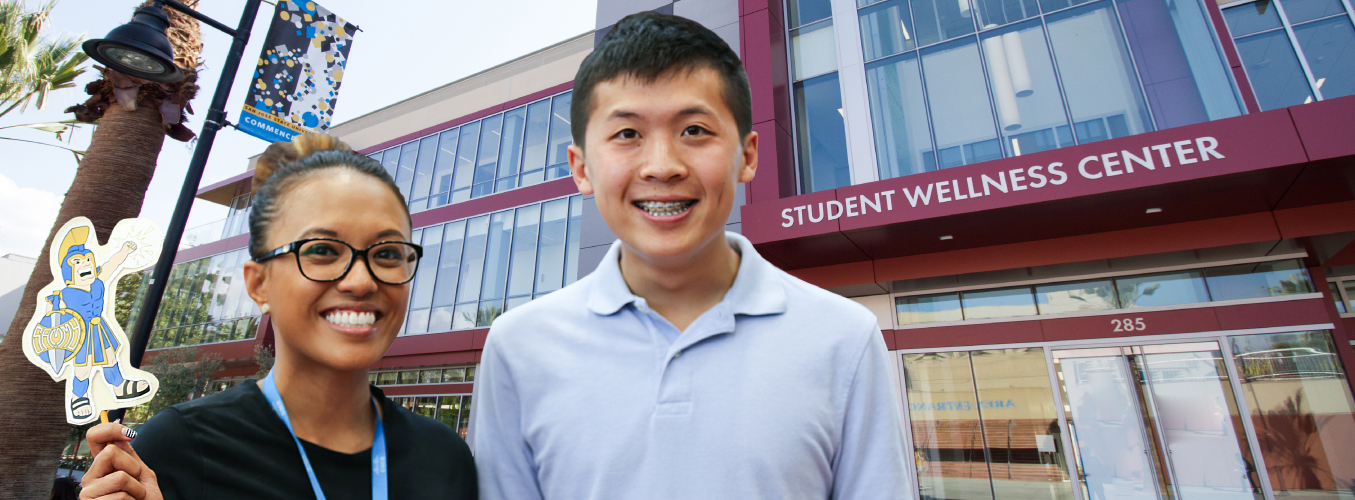 Student Wellness Center - Students smiling