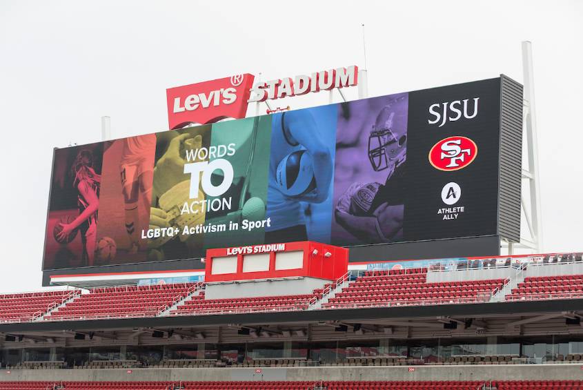 SJSU night at Levi's Stadium.